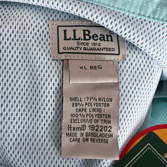 Men's LL Bean Tropicwear Long Sleeve Shirt Sz XL - Picture 3 of 5